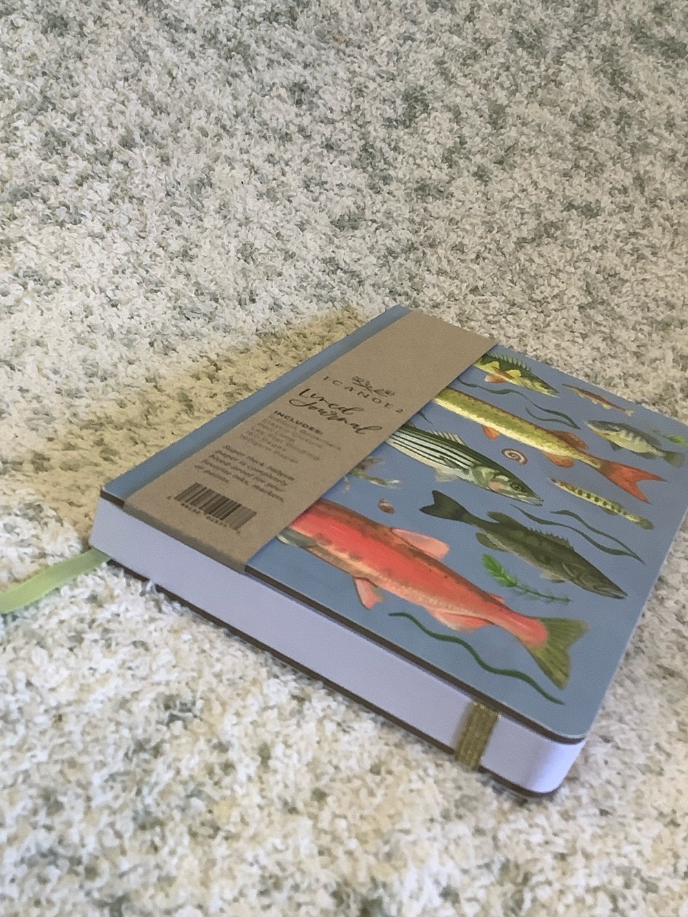 Fish HardCover Lined Notebook Travel Vacation Camping Journal NWT 160lined pages - Picture 7 of 15